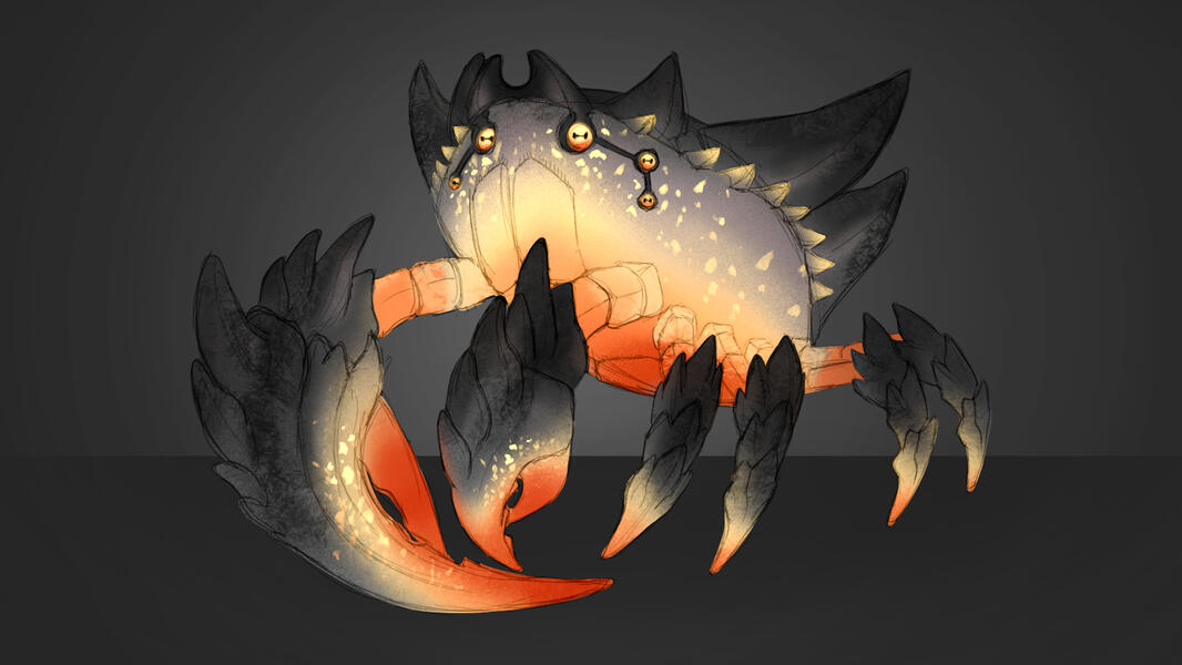 Crab final concept art piece