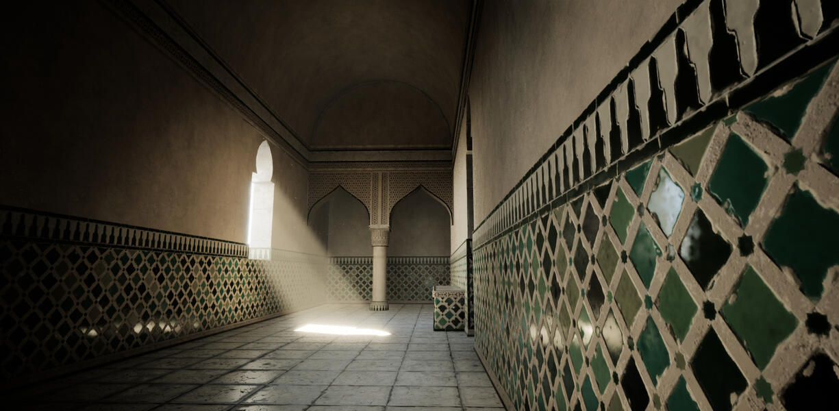 Steam bath - Environment render