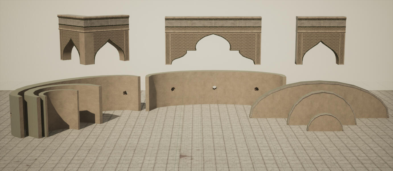 Steam bath - Modular assets